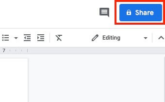 Google Drive Share Button