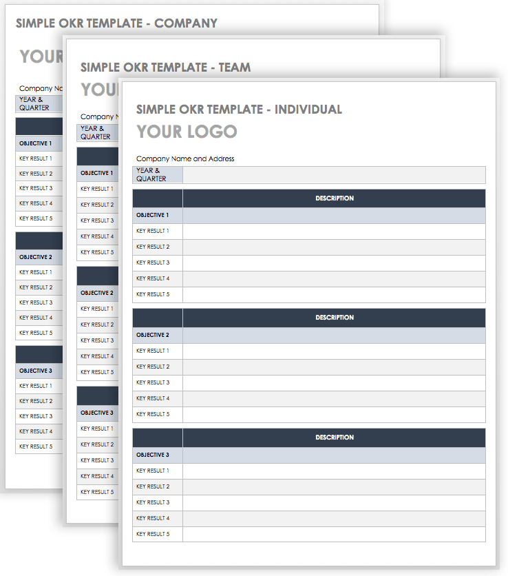 Simple OKR Template