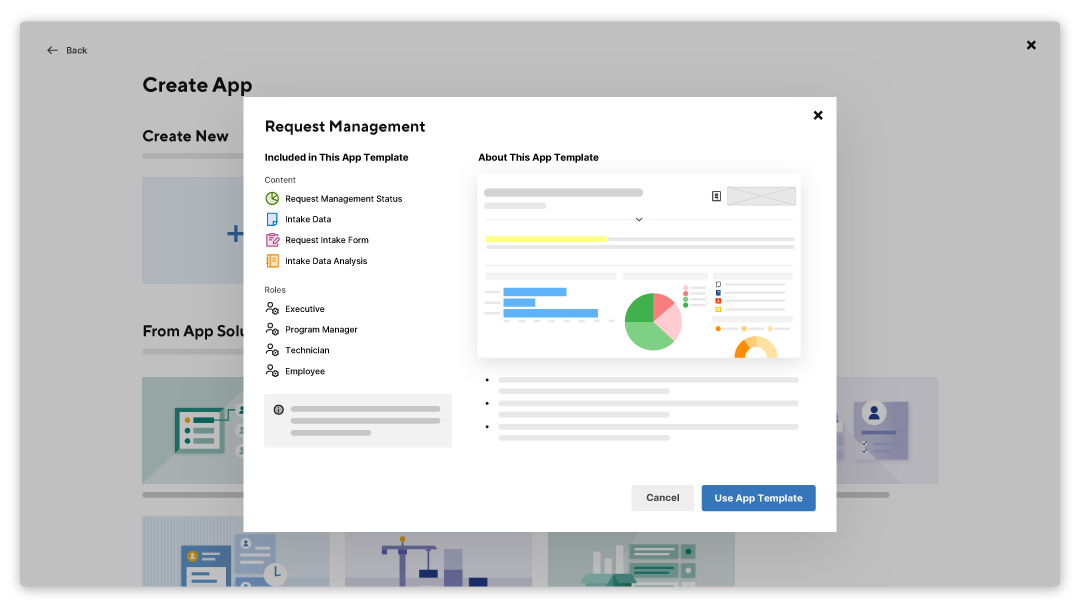 WorkApps platform app template example