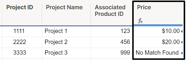 Vlookup in Smartsheet