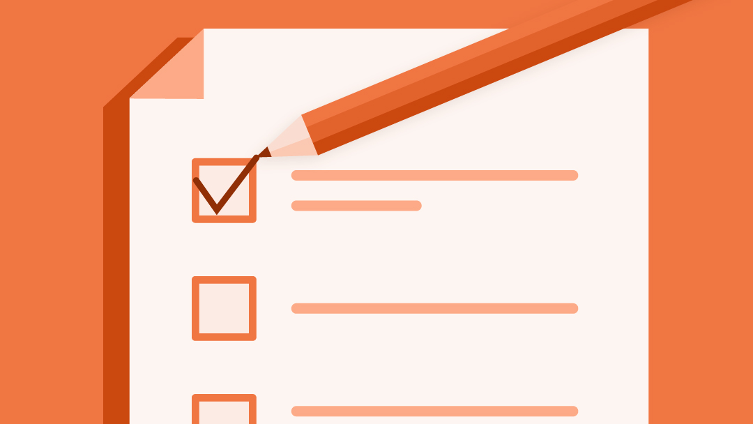 orange to do list checkbox