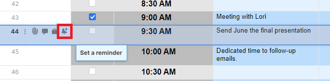 schedule smartsheet reminder