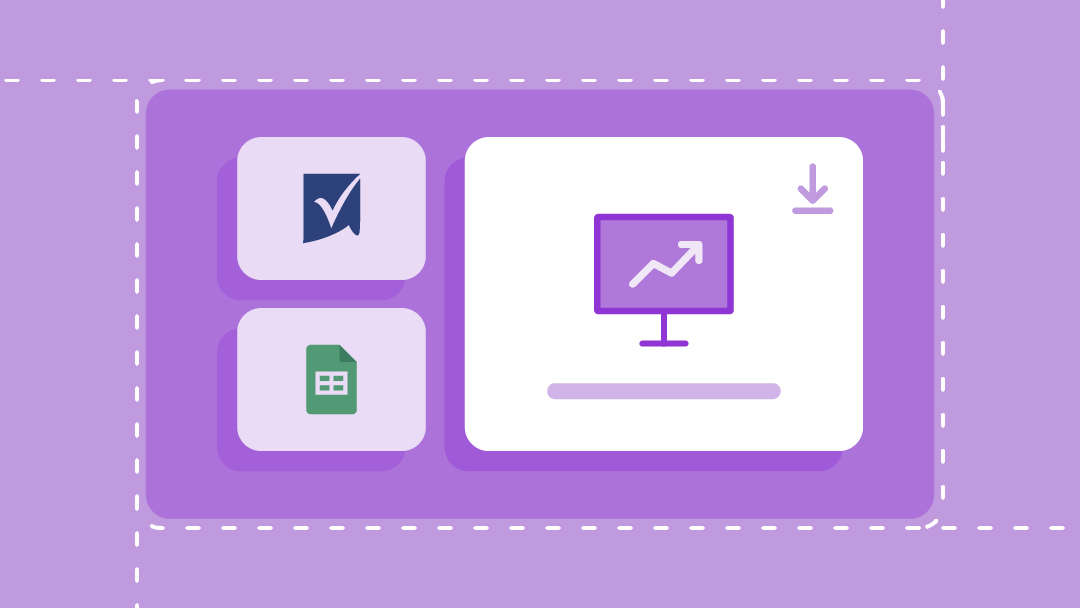 Template download icons for Microsoft Excel and Smartsheet